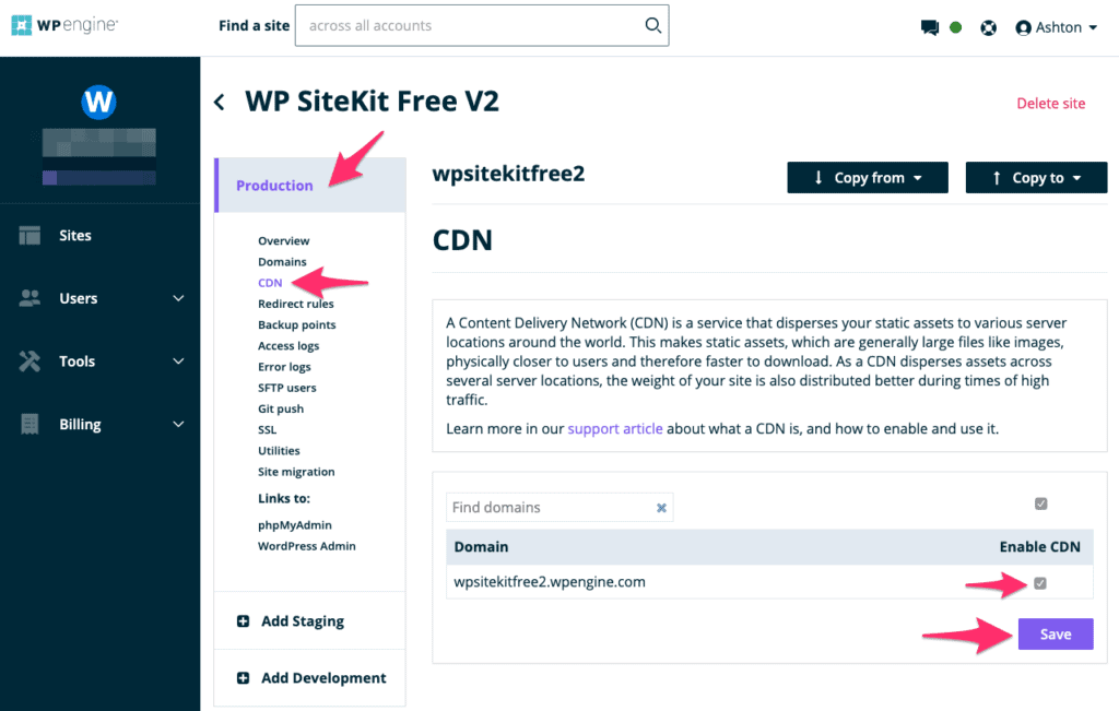 WPSitekit Guide for CDN