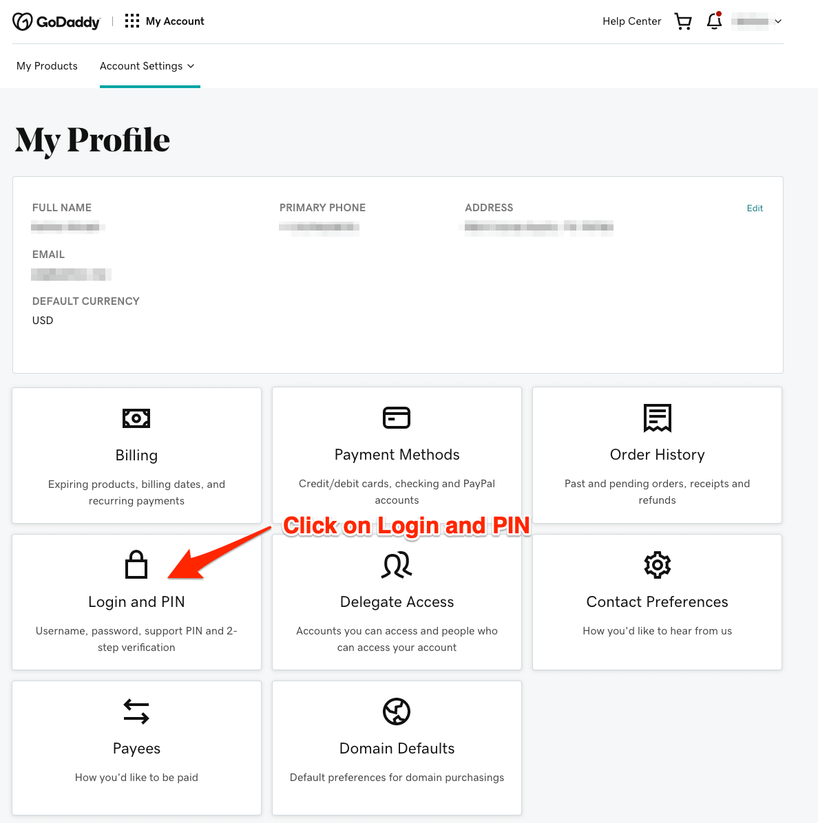 2 step verification godaddy